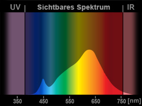 Lichtspektrum: LED-Lampe 