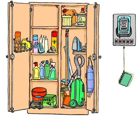 L'armoire à ménage: agir pour préserver l'environnement et économiser l'énergie
