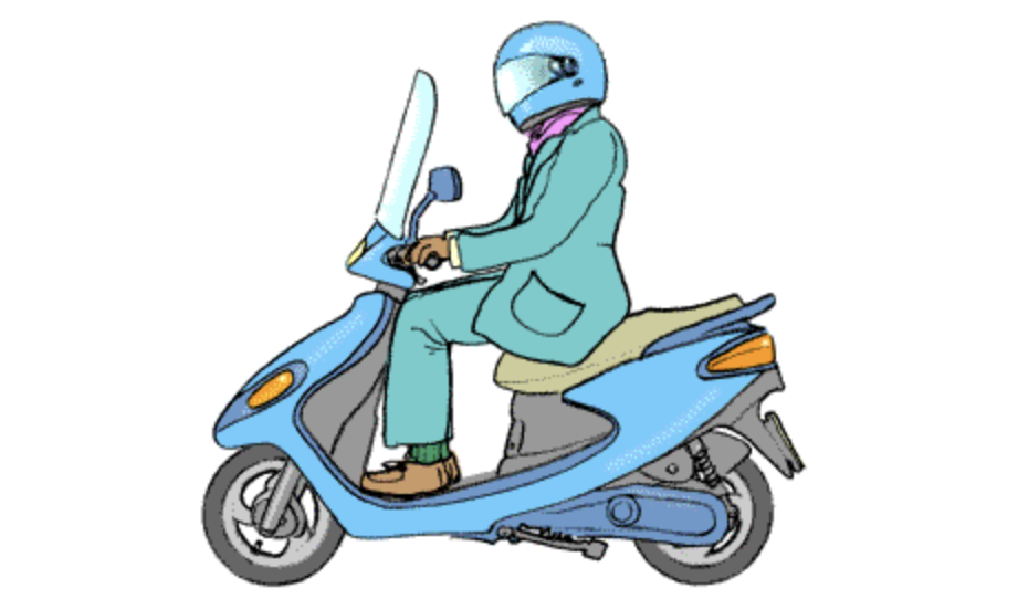 Scooter und Motorrad