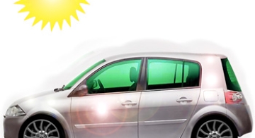 Die Scheibenfarbe hat einen grösseren Einfluss auf die Hitze im Auto als die Farbe der Karosserie